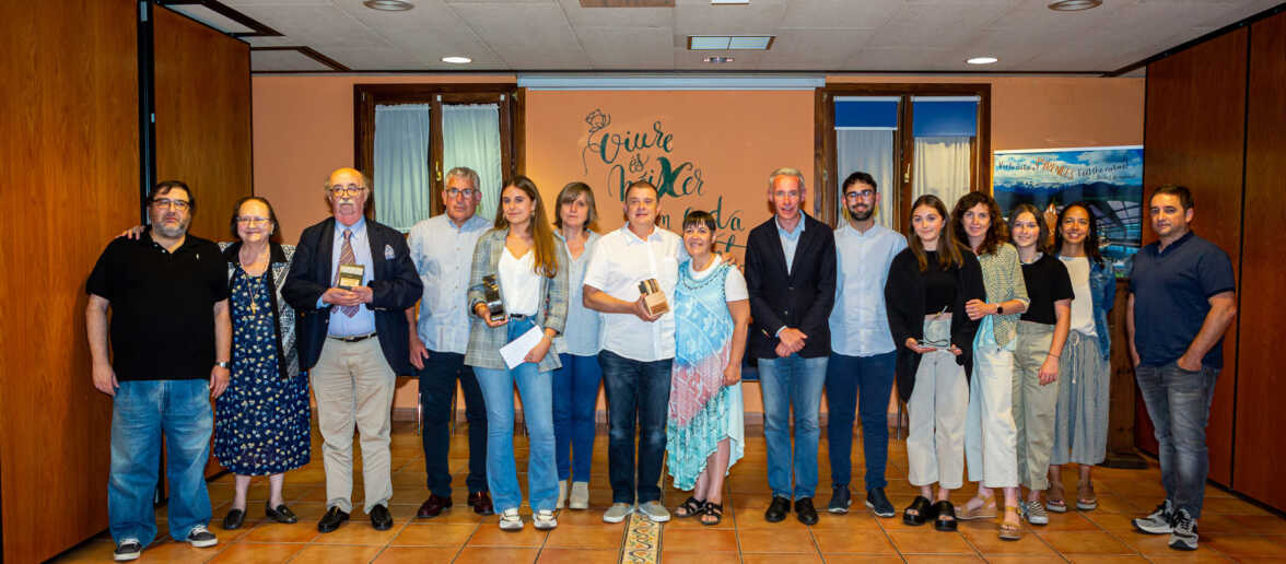 Guardonats amb els premis Sebastià Bosom, Josep Egozcue i Josep Maria Martí - Vila de Puigcerdà 2022