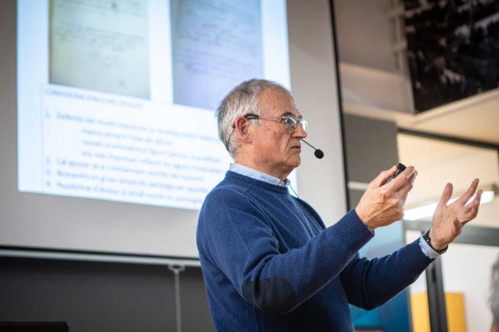 Josep Roig durant la conferència